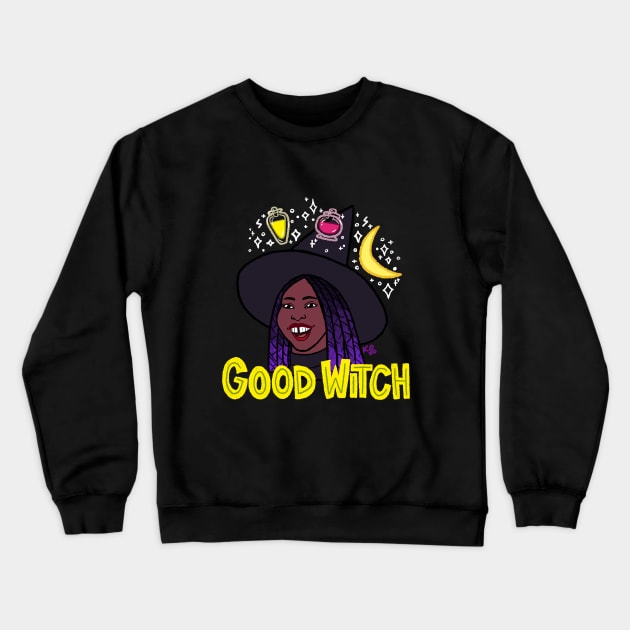 Good Witch Crewneck Sweatshirt by KeishaOak